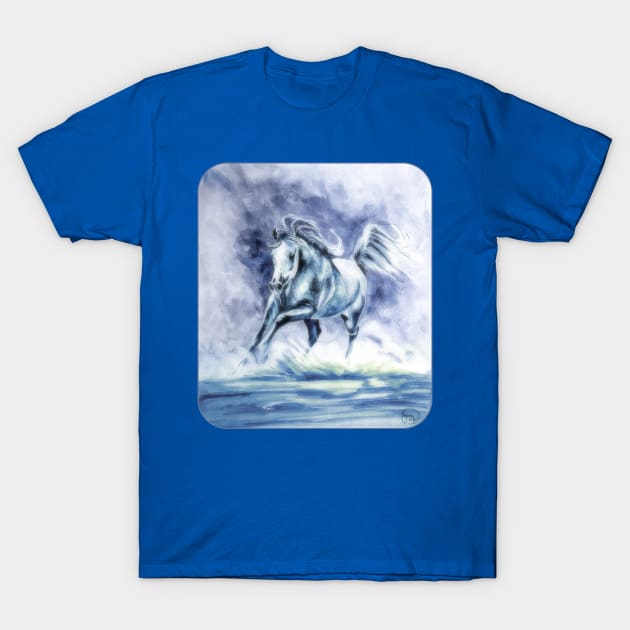 Arabian Horse.  Arabian Sea. T-Shirt by chepea2